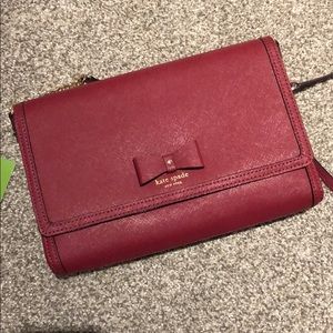 Kate Spade Hazel Court Alek crossbody in merlot